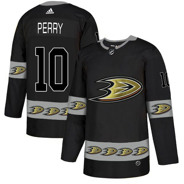 Men Anaheim Ducks #10 Perry Black Adidas Fashion NHL Jersey